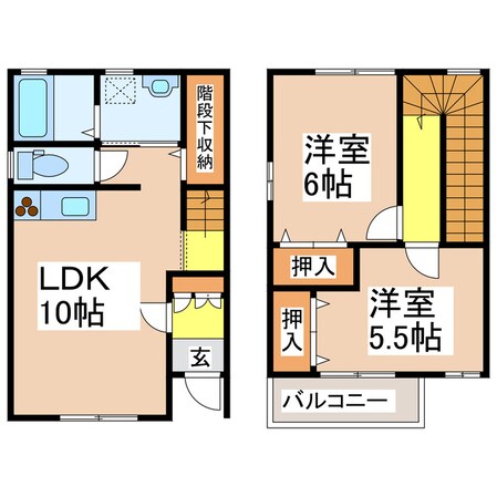 ドリームＦの物件間取画像